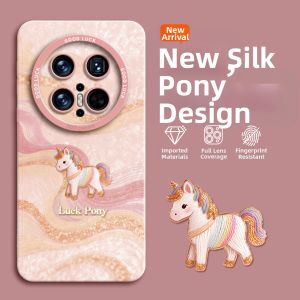 GGUU | Stylish Protective Case for Huawei Mate Phones Stand Full Enclosure with Rope