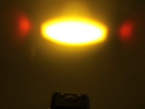 Funtimes Motorcycle Mini Driving Light 90W Waterproof Yellow/White Auxiliary Headlight MDL Universal