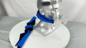 2-Pack VTape Nasal Mask Anti-Slip Strap – Thick Style Neck Comfort Pad with Adjustable Straps and Accessories Blue-Black Color Provides Neck Support Includes Adjustable Straps and Pads for Custom Adjustment with Cleaning Wipes and Accessories