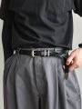 OurLegacy Style Premium Leather Belt Buckle Waist Belt CleanFit Cowhide Leather Pants Belt Unisex Genuine Leather Belt. 