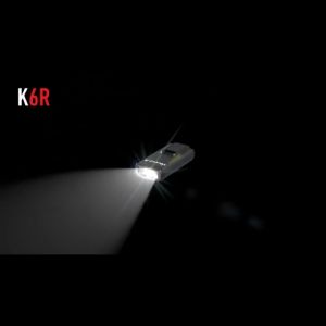 Ledlenser K6R New - Build-in USB Rechargeable Keychain Light LED Light - Flashlight - Torch - Max 400 Lumens - Max Runtime 10 Hours - key ring LED Lenser
