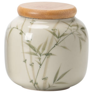 JISU | Green Ceramic Airtight Tea Storage Jar