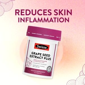 EXP 09/2026 Swisse Ultiboost Grape Seed Extract Plus - 120 Tablets