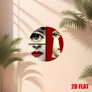 Vintage-Style Round Art – Perfect for Interior & Exterior Decoration | Ideal Gift for Festivals Parties Cafes & Shops