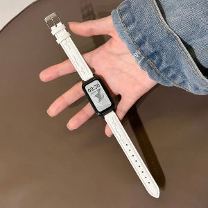 Uhada Huawei Band Compatible Leather Strap Smart Watch Band for Honor Band 7/6 Pro/NFC Version Fashionable Sports Bracelet