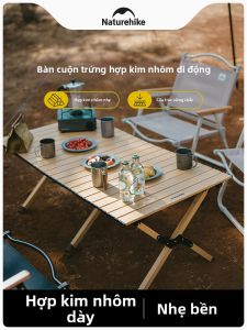 NatureHike | Bàn Gấp Nhôm Hợp Kim Nhẹ Xách Tay Ngoài Trời