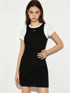 Gap | Summer New Arrival Colorblock Round Neck Short Sleeve Dress