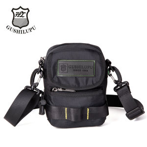 Gushilup Henry Mini Crossbody Multifunctional Shoulder Bag Outdoor Casual Mens Mobile Phone Key Pouch with Zipper Closure