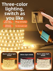 LAISILIMANWEI | Color Changing Waterproof Self-Adhesive LED Strip 220V