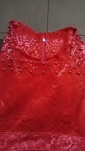 DRES Sity KATUN BOLONG MOTIF BARU/DRESS KATUN BANGKOK