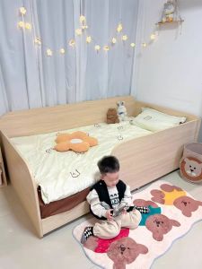 Eco-friendly Children Montessori Style Combination Bed