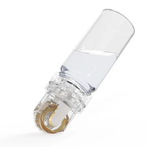 1PCS 64Pins Titanium Micro Needle Roller Skin Care Device Home Use Lip Face Brow Hair Scalp Serum Applicator