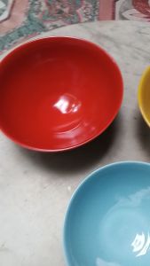 Mangkuk Besar warna Bahan Keramik tebal dan anti panas