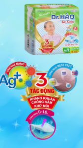 {Hàng chính hãng} Tã Dán Người Lớn DR. HÀO Size M/L 10 Miếng siêu mềm siêu thấm (Combo 5 gói). Tã dán tã giấy cho người bệnh.
