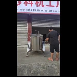 40L/80L/140L Automatic Hot Pot Frying Machine large Mixer Jam Boiling Sauce Machine Chili Sauce Deep Frying Filling And Stir Frying Machine mesin masak sambal/mesin pengacau sambal/Multifunctional stir frying machine/Fully automatic