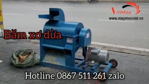 Máy băm xơ dừa 1 pha