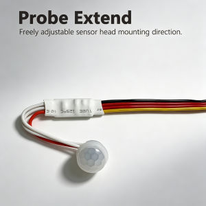 Probe Bending Probe Vertical Probe Extension Wide Voltage 3V 5V 12V 24V DC Intelligent Human Body Sensor Detection Motion Switch