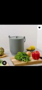 ikea Kitchen Trash Can with Lid Plastic Waste Basket Food Waste BinFood Waste BinKitchen Compost Bin for Counter Top