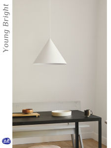 Conical French Vintage Style Pendant Light