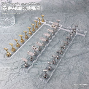 Strong Magnetic Acrylic Nail Practice Stand Display Board Nail Tips Holder Wearable Nail Base Plate Beauty Nail Tools