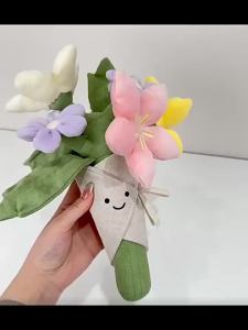 FENGHONGTAO | Bó Hoa Đồ Chơi Bông