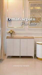PIRA METROPOLIS -  HIRO SR120 Rak Sepatu / Lemari Sepatu / Rak Sepatu Susun Tertutup / Kabinet / Bufet