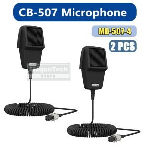 CB-507 Microphone 4 Pin Connector Mobile Car Radio Speaker Compatible with Cobra PR240 PR3000 Uniden Galaxy Car CB Two Way Radio
