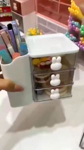 Hộp đựng bút đa năng để bàn đựng đồ trang điểm Penly hộp mỹ phẩm nhiều ngăn tủ để đồ dùng học tập văn phòng phẩm