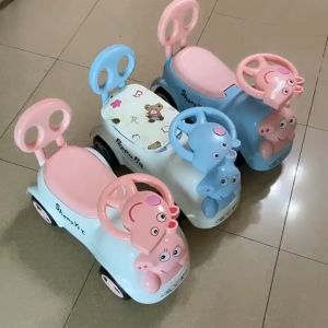 Childrens Baby Carriage with Music and Push-Handle for 1-3 Year Olds Ride on toy car for Baby stroller bike with tent