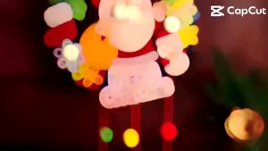 Vòng Noel Handmade Có Đèn LED – Siêu Đẹp Siêu Nổi – Decor Giáng Sinh