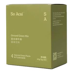 SO ACAI | Vegetable Blend Powder with Matcha Kale Wheatgrass