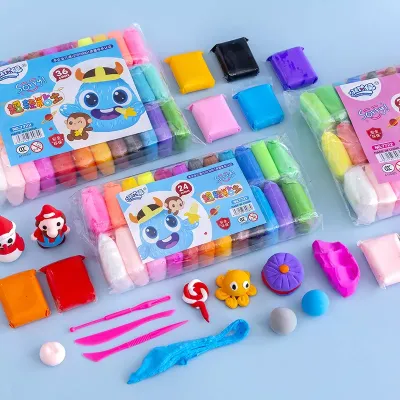 Mainan Clay Polimer Set isi 12 Warna Mainan Edukasi Anak
