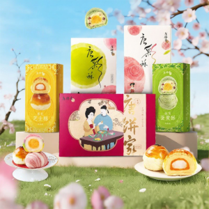 TANGBINGJIA | Pastry Gift Box Egg Yolk Mooncake Rose Pastry Pineapple Tart Sun Cake