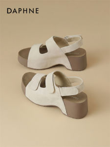 Daphne | Thick Sole Slip On Sandals For Dress Pairing Open Toe