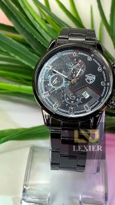 Jam Tangan Kasual Formal Pria Deyros Asli Tahan Air Original Quartz Premium New Model Terbaru Besi Stainless Steel Luminous Nyala Tempat Gelap Kalender Aktif Kaca Tebal Tahan Gores Quarzt Analog Bisnis Aksesoris Arloji Men Watches COD -JPD-03