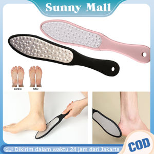 Stainless Sikat Kaki Pedicure 2 Sisi: Alat Penghalus Tumit Kaki Callus Remover Plat Pedicure