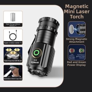 SKY FIRE | Super Bright Zoomable Mini Portable Emergency Flashlight