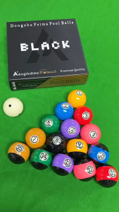 57mm Standard Size Billiard Pool Balls Set 3A Original Black TV Billiards Table Balls Set 16pcs High Quality Original Billiard Balls