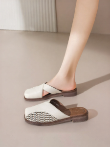 Josiny | Braided Slip-On Mule Shoe