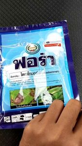 หวีทอง ฟอร่า ขนาด 100 กรัม ไดเมโทมอร์ฟ 50% WG สารเดียวกับ ฟอรัม กำจัด ราน้ำค้าง ใบไหม้ ใบลาย ตากบ ตาเสือ เชื้อราทุกชนิด