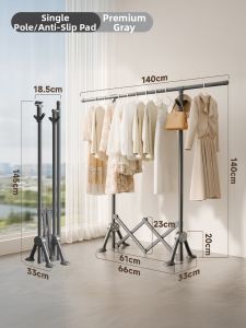 Zhifan | Multipurpose Clothes Drying Rack for Balcony Bedroom