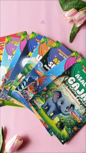 Buku Cerita Seri Asal Usul Binatang (Paket 8 Buku) Bilingual Full Colour - PAS