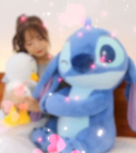 Brithday Gift Comforter Style Hug Duck Stitch Cartoon Stitch Doll Creative Little Duck Stitch Doll Disney Plush Toy
