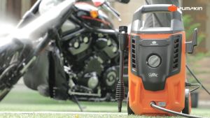 เครื่องฉีดน้ำแรงดันสูง YACHT 125 bar สลายคราบสกปรก ฉีดแรงเอาอยู่ 50308 พื้นฐาน พื้นฐาน PUMPKIN