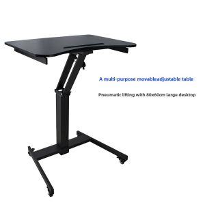 Anchor Lifting Table Sitting Stand Alternate Desk Movable Liftable Computer Desk Podium Adjustable Desk Pneumatic Adjustable