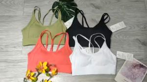Áo bra nữ tập gym yoga aerobic thể thao kèm mút liền cao cấp chất liệu thun lạnh thoáng mát thấm hút mồ hôi BINSPORTS A254