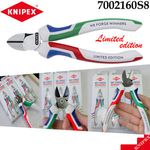KNIPEX 7002160S8 Limited Diagonal Cutting Pliers Multicolor Anti-Slip Side Cutters for Electrical Wire Cable Cutting