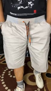 UKURAN BESAR Celana Pendek Chinos Pria Dewasa Big Size Ukuran Jumbo 33-44 Rip Karet Pinggang - celan jumbo Santai Shorts Santai
