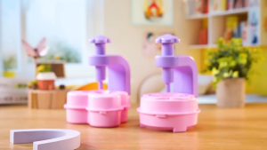 BT Diy Bó Hoa In Ấn Ép Kim Máy Làm Trẻ Em Thủ Công Sản Xuất Mô Phỏng Đóa Hoa Cô Gái Sáng Tạo Trí Tuệ Đồ Chơi
