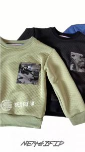 Setelan Sweater Anak Laki Laki Celana Cargo Panjang 4 5 6 7 8 9 10 11 12 Tahun